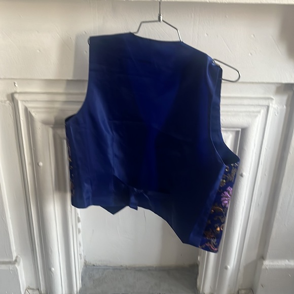 Super cool retro ethnic vest vintage size m - Picture 3 of 3